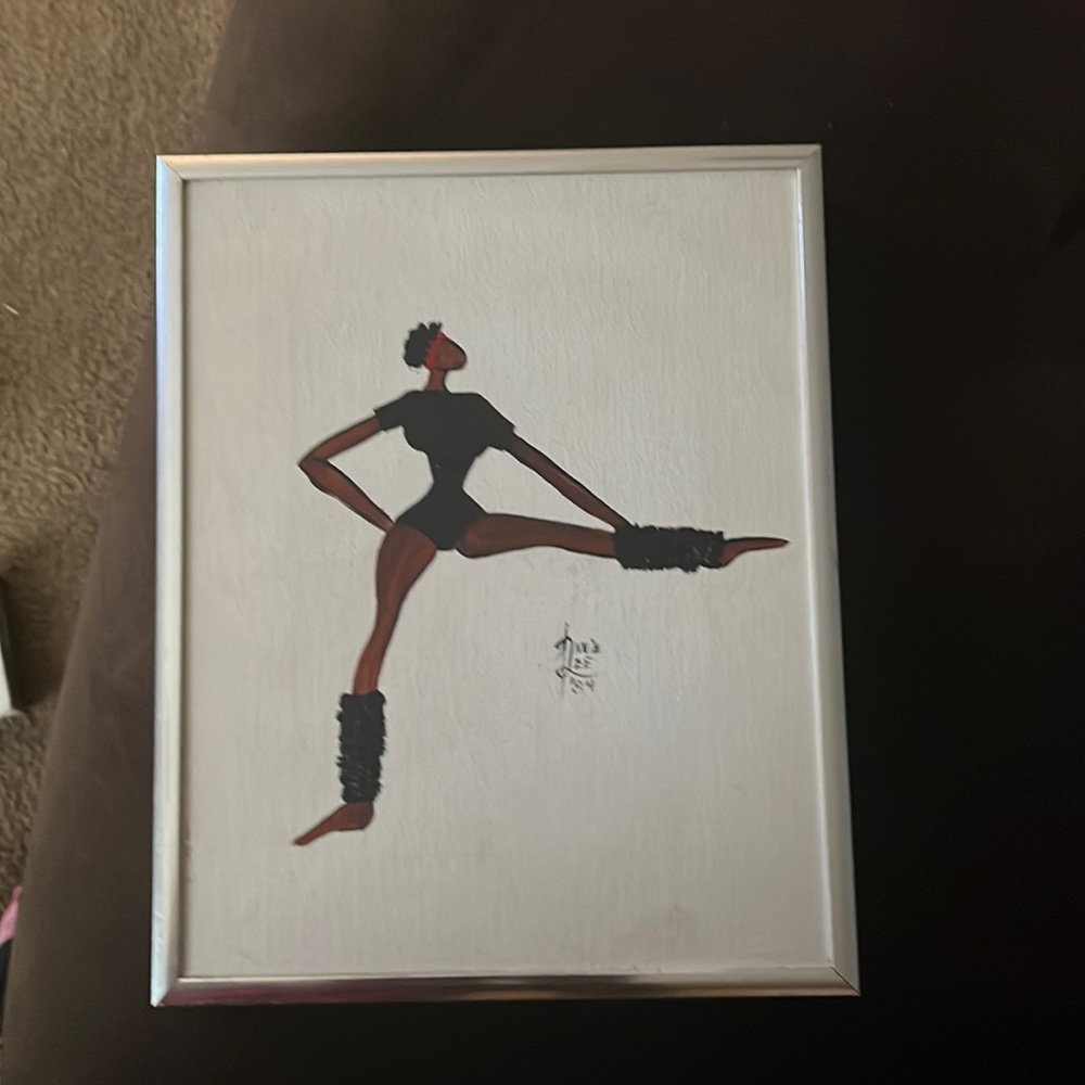 Annie Lee painting signed and dated 1984 certificate authentic numbered